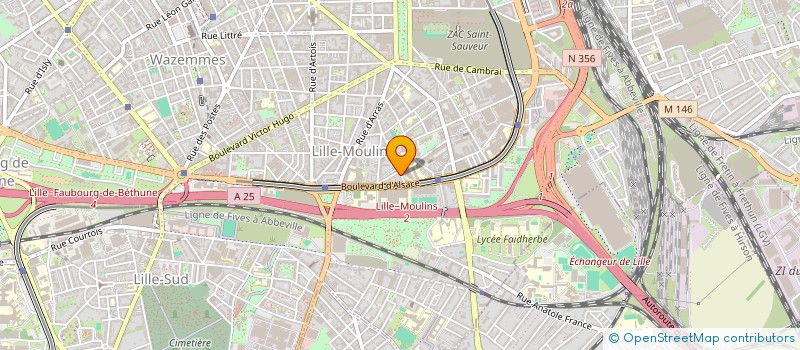 localisation de l'entreprise ASSAUT MIX à LILLE