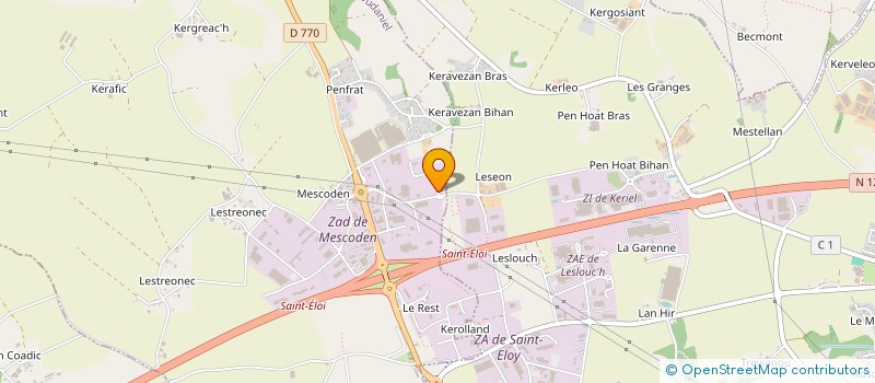 localisation de l'entreprise ASSAUT PROPRETE SERVICES à BREST