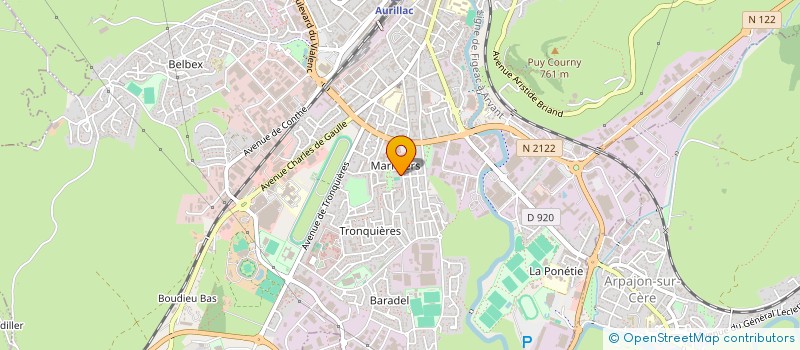 localisation de l'entreprise ASSAUT SISMIQUE à AURILLAC