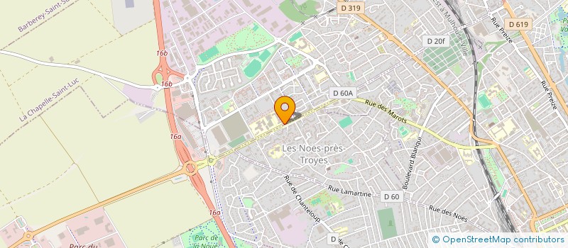 localisation de l'entreprise ASSCIATION COOPERATIVE ECOLE MIXTE JEAN MOULIN à LA CHAPELLE-SAINT-LUC