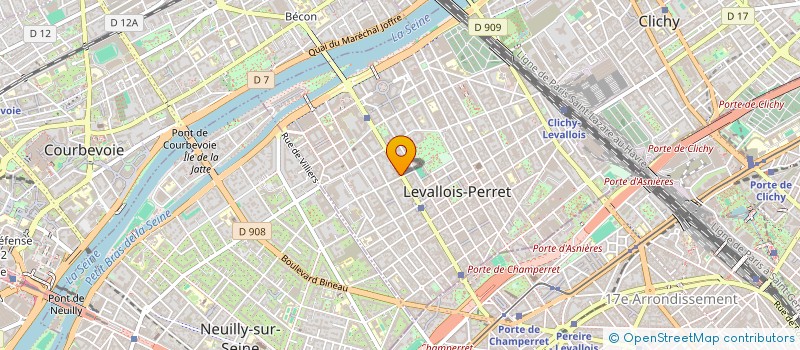 localisation de l'entreprise ASSCIATION POUR LA PROMOTION DE L'ASSURANCE COLLECTIVE à LEVALLOIS-PERRET