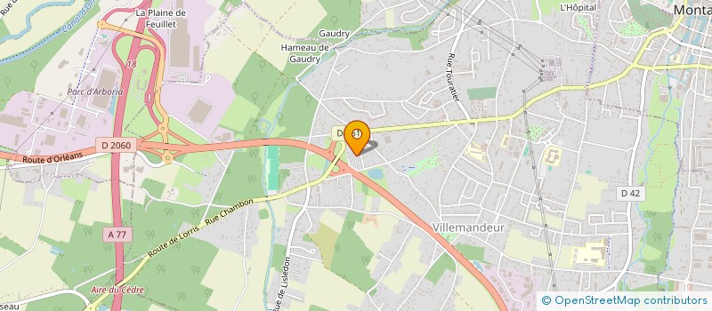 localisation de l'entreprise ASSCP à VILLEMANDEUR