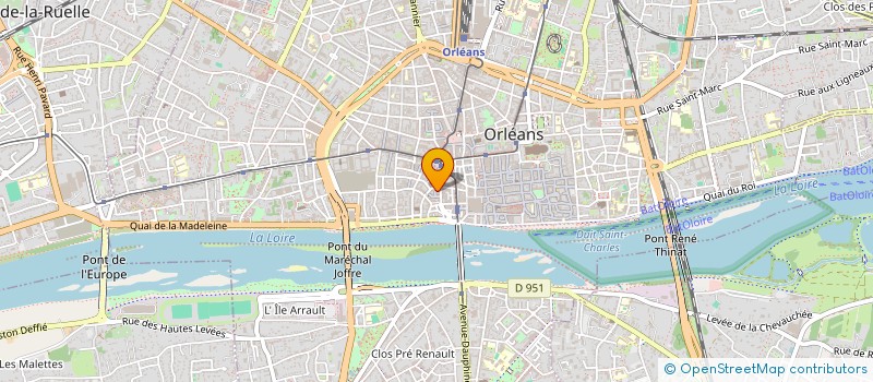 localisation de l'entreprise ASSD  ORLEANS