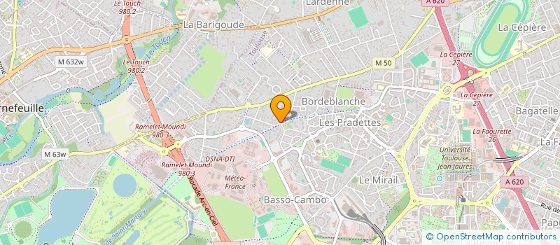localisation de l'entreprise ASSDEPALU à TOULOUSE