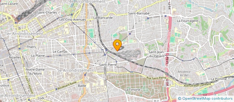 localisation de l'entreprise ASSDES LOCATAIRES DU GROUPE LA BLANCARDE à MARSEILLE