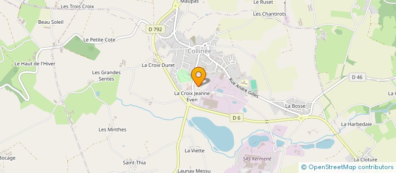 localisation de l'entreprise ASSE à LE MENE