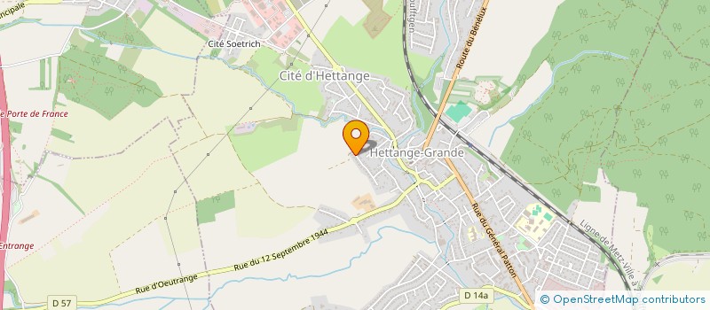 localisation de l'entreprise ASSE DE L ECOLE ELEMENTAIRE MIXTE D ESCHERANGE  ESCHERANGE