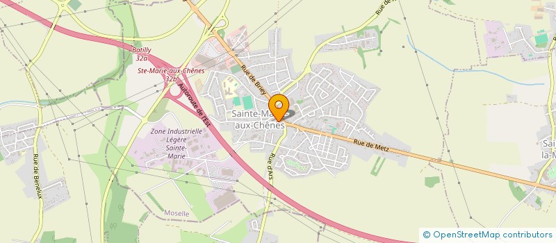 localisation de l'entreprise ASSE ECOLES ELEMENTAIRES MIXTES LES HAUTS PEGNONS  SAINTE-MARIE-AUX-CHENES