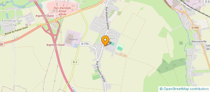 localisation de l'entreprise ASSE GYMNASTIQUE VOLONTAIRE SARCEAUX à SARCEAUX
