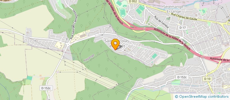 localisation de l'entreprise ASSE LES ZIGOTOS NICOFORESTIERS à HAYANGE