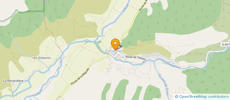 localisation de l'entreprise ASSE TOURISME  ESTOUBLON