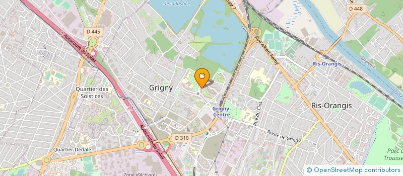 localisation de l'entreprise ASSEC 2001 à GRIGNY