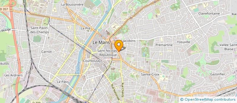 localisation de l'entreprise ASSECH'MANS DE L'OUEST à LE MANS