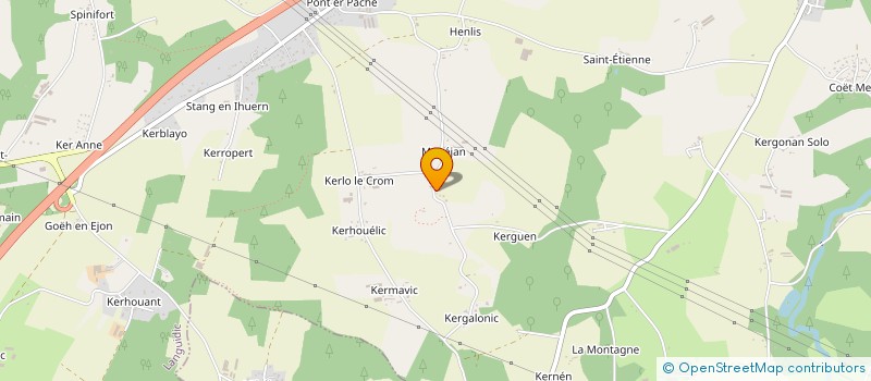 localisation de l'entreprise ASSECHEMENT BRETAGNE INJECTION OU A.B.I.  BRAINS