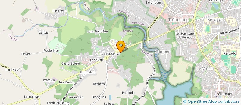 localisation de l'entreprise ASSEDECAM  ARRADON