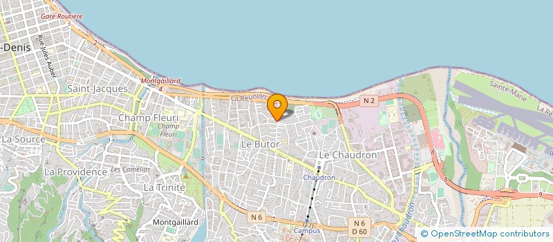 localisation de l'entreprise ASSEDIC à SAINT-DENIS