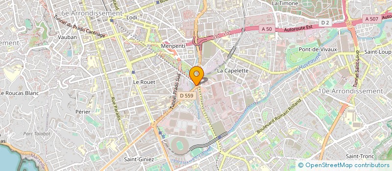 localisation de l'entreprise ASSEDIC ALPES PROVENCE à MARSEILLE