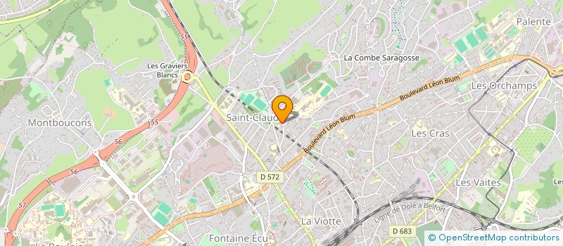 localisation de l'entreprise ASSEDIC FRANCHE-COMTE BOURGOGNE à BESANCON