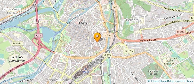 localisation de l'entreprise ASSEDIC LORRAINE à METZ