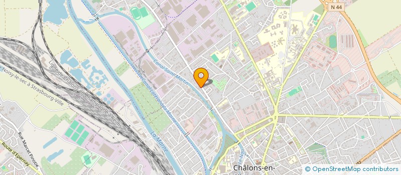 localisation de l'entreprise ASSELEC  CHALONS EN CHAMPAGNE