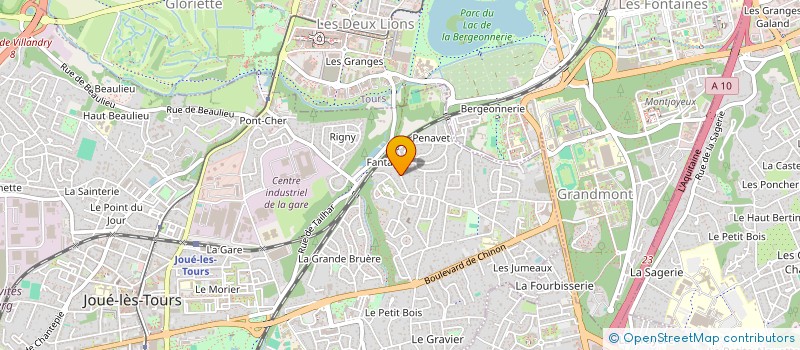 localisation de l'entreprise ASSELIMMO  JOUE-LES-TOURS