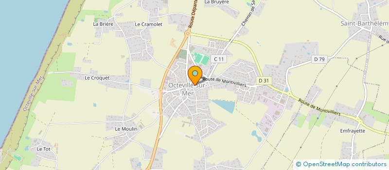 localisation de l'entreprise ASSELIN  OCTEVILLE-SUR-MER