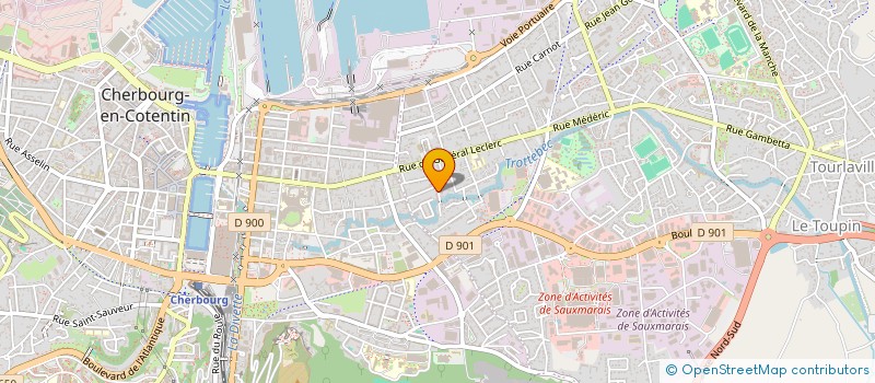 localisation de l'entreprise ASSELIN  CHERBOURG-EN-COTENTIN