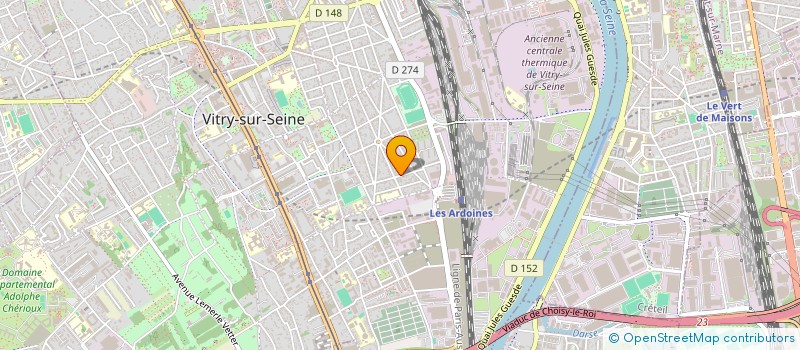 localisation de l'entreprise ASSELOUDJE EURL à VITRY-SUR-SEINE