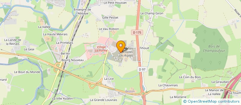 localisation de l'entreprise ASSEMA  BETTON