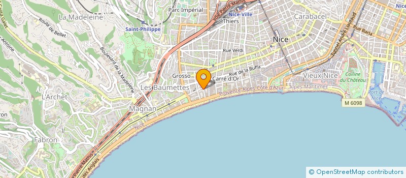 localisation de l'entreprise ASSEMAT à NICE