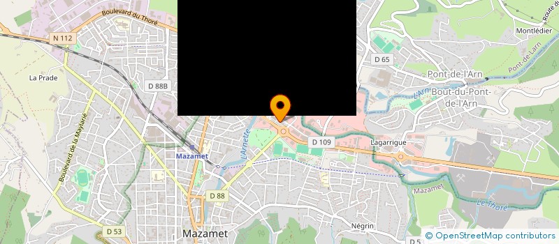 localisation de l'entreprise ASSEMAT ELECTROMENAGER  MAZAMET