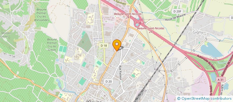 localisation de l'entreprise ASSEMBLAGE à BEAUNE