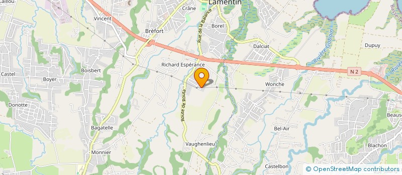 localisation de l'entreprise ASSEMBLAGE 971  LAMENTIN