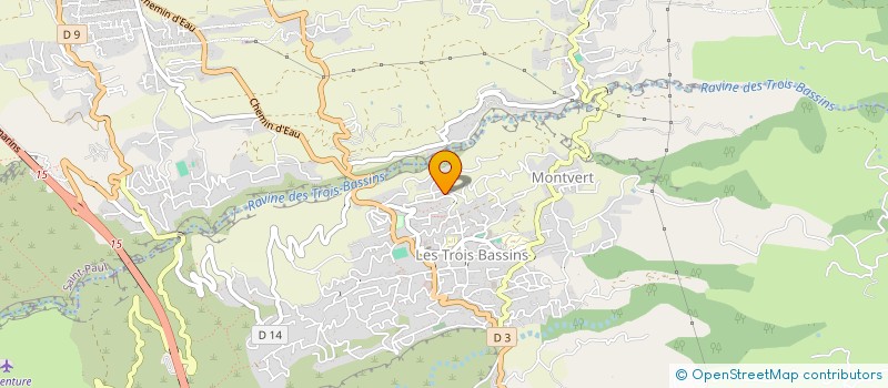 localisation de l'entreprise ASSEMBLAGES SCIAGES BOIS OCEAN INDIEN  LES TROIS-BASSINS