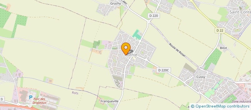 localisation de l'entreprise ASSEMBLEE BIBLIQUE BAS NORMAND  AUTHIE