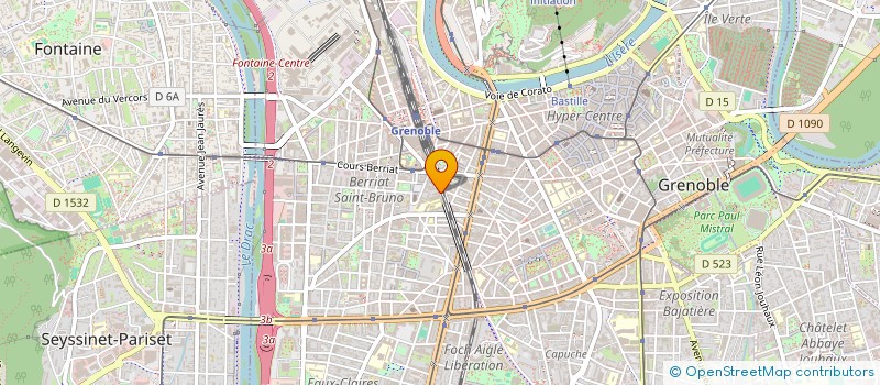 localisation de l'entreprise ASSEMBLEE CHRETIENNE DE FONTAINE LE RAMEAU à GRENOBLE