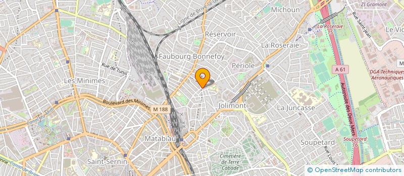 localisation de l'entreprise ASSEMBLEE CHRETIENNE EMMANUEL  TOULOUSE