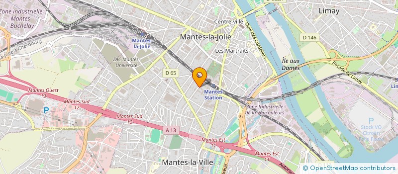 localisation de l'entreprise ASSEMBLEE CHRETIENNE TSIDKENOU  MANTES-LA-VILLE