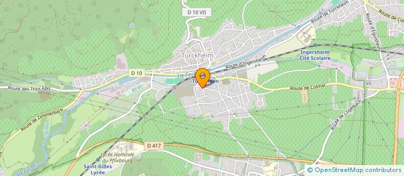 localisation de l'entreprise ASSEMBLEE CHRETIENNE VIE NOUVELLE  TURCKHEIM