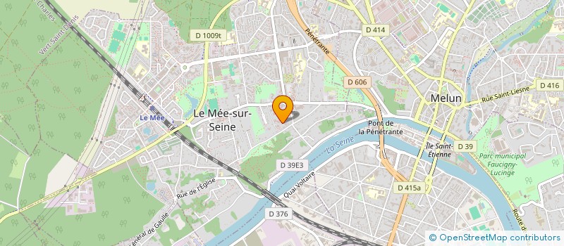 localisation de l'entreprise ASSEMBLEE CHRETIENNE ZOE TABERNACLE DE FRANCE (A.C.Z.T.F)  LE MEE-SUR-SEINE