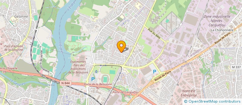 localisation de l'entreprise ASSEMBLEE DE CHRETIENS à NANTES