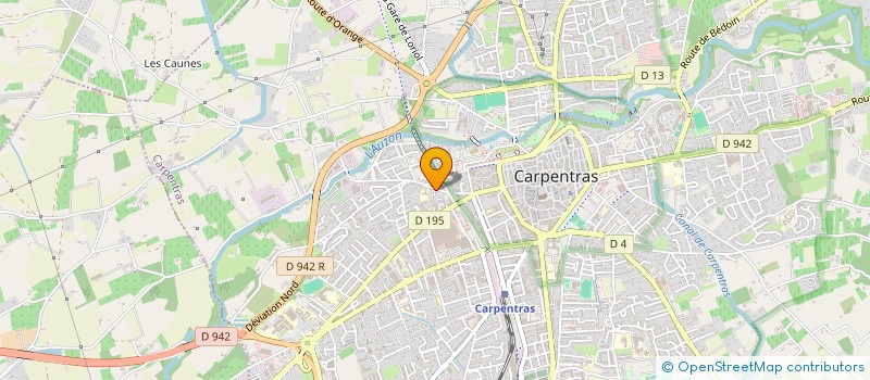 localisation de l'entreprise ASSEMBLEE DE DIEU à CARPENTRAS