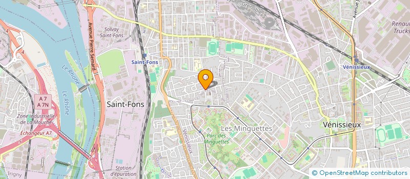 localisation de l'entreprise ASSEMBLEE DE DIEU à SAINT-FONS
