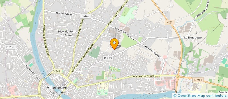 localisation de l'entreprise ASSEMBLEE DE DIEU  VILLENEUVE-SUR-LOT