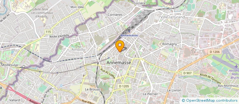 localisation de l'entreprise ASSEMBLEE DE DIEU D'ANNEMASSE à ANNEMASSE