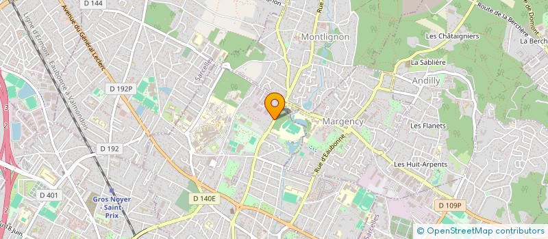 localisation de l'entreprise ASSEMBLEE DE DIEU D'EAUBONNE DITE MISSION EVANGELIQUE D'EAUBONNE à EAUBONNE