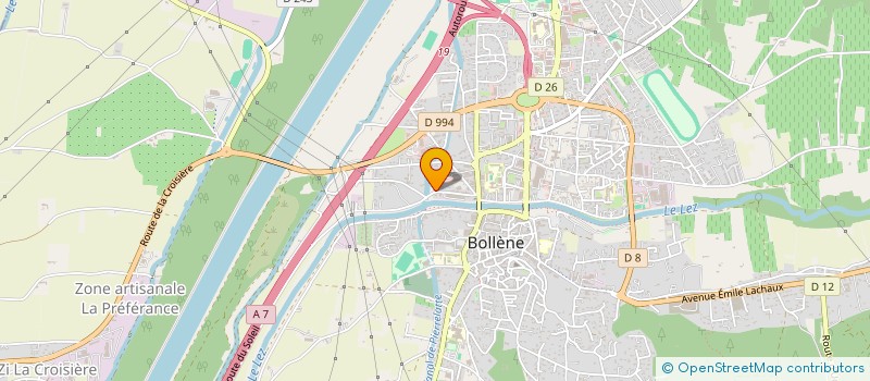 localisation de l'entreprise ASSEMBLEE DE DIEU DE BOLLENE à BOLLENE