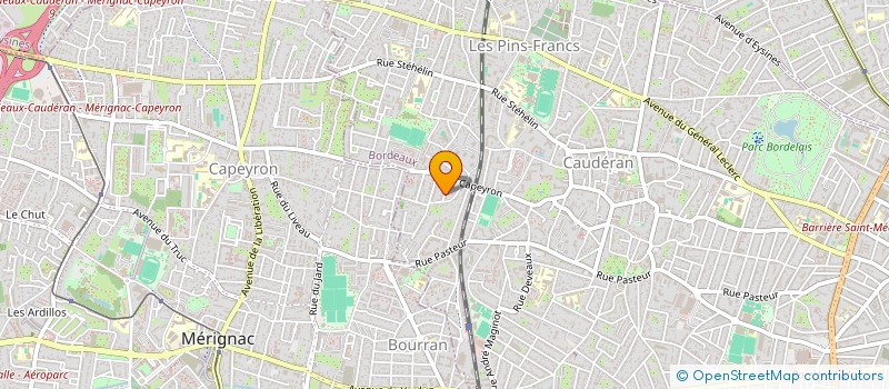 localisation de l'entreprise ASSEMBLEE DE DIEU DE BORDEAUX à BORDEAUX
