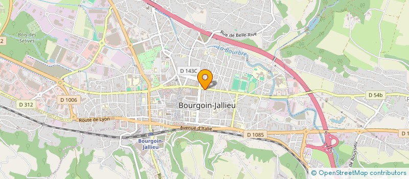 localisation de l'entreprise ASSEMBLEE DE DIEU DE BOURGOIN JALLIEU à BOURGOIN-JALLIEU