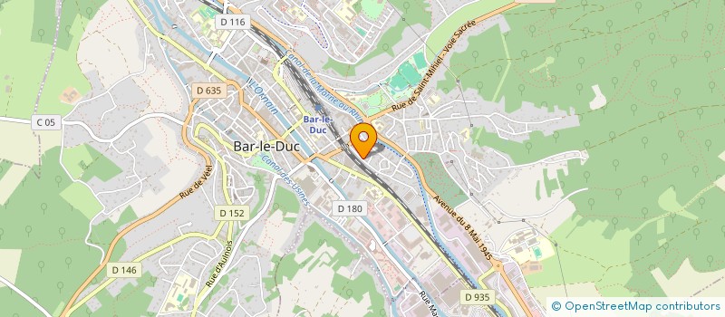 localisation de l'entreprise ASSEMBLEE DE DIEU DE LA MEUSE à BAR-LE-DUC